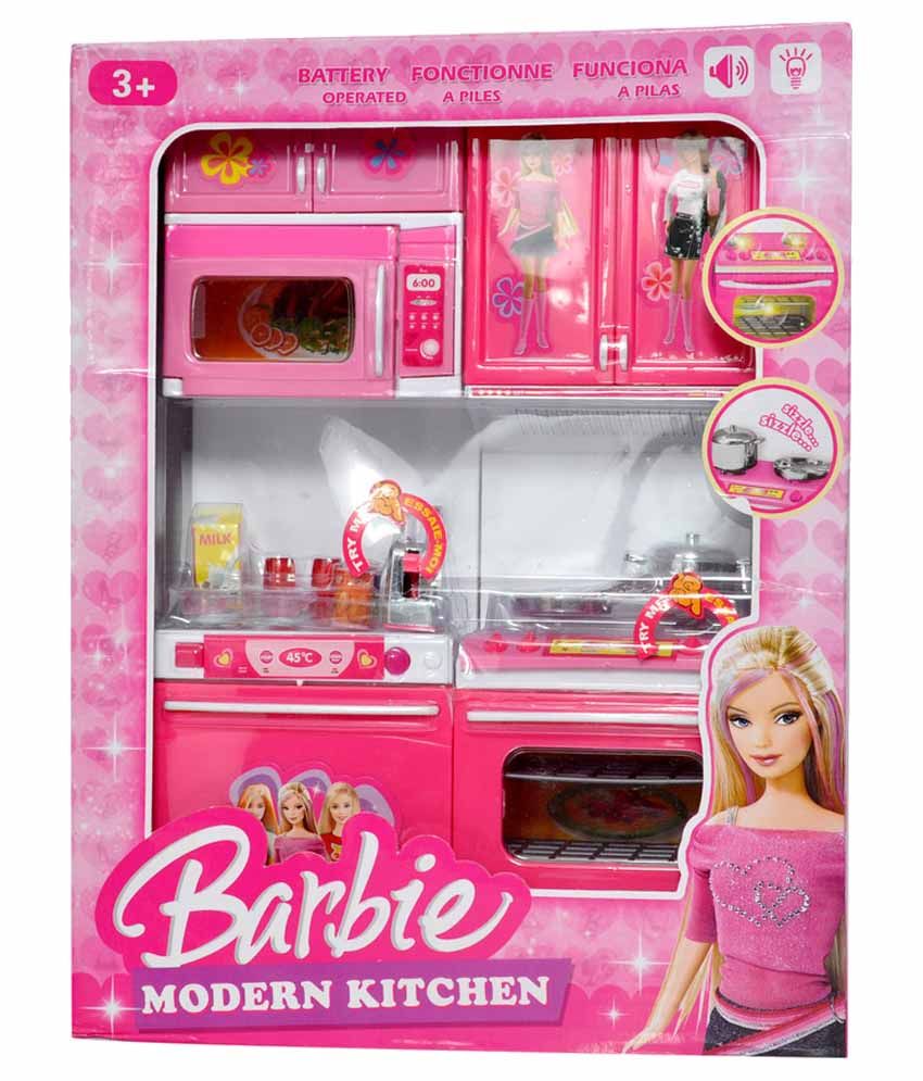 plastic barbie set