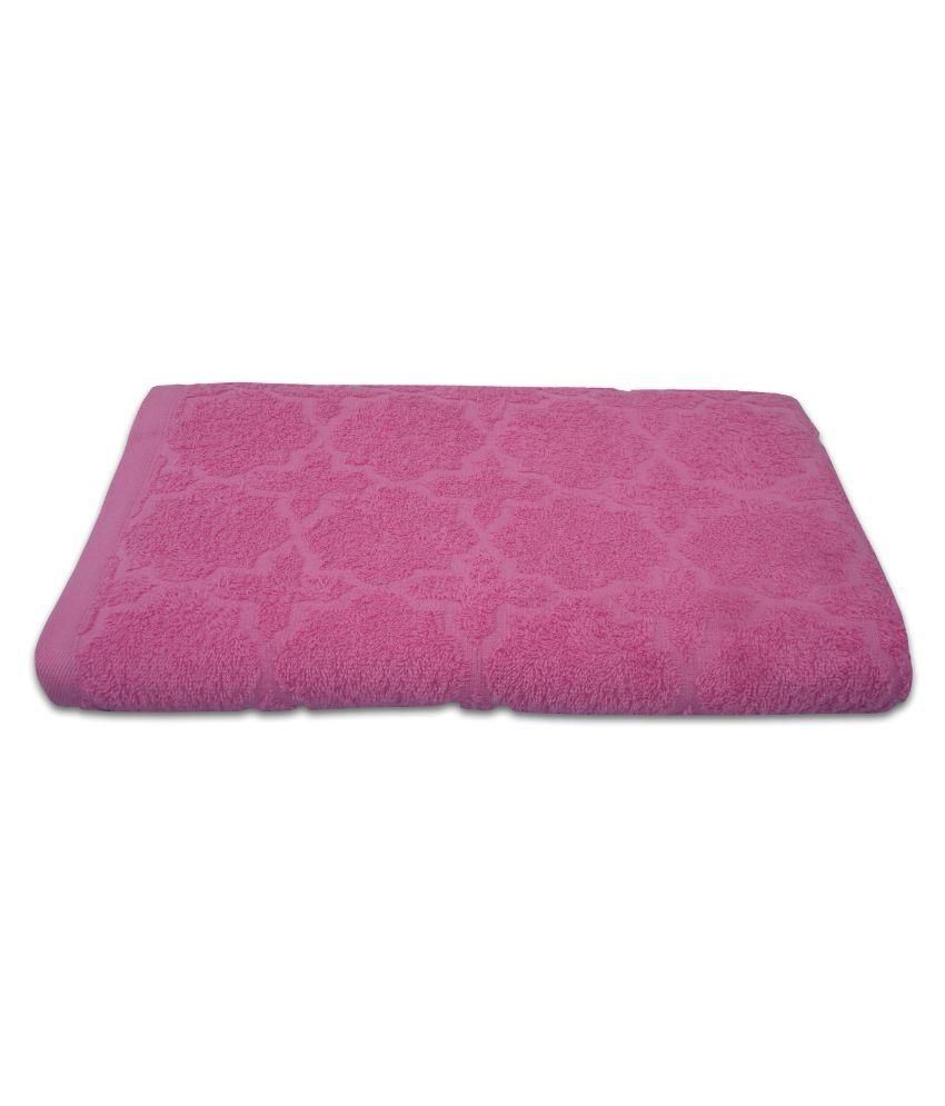     			Divine Overseas Premium One Piece Soft & 100% Pure Cotton Women Bath Towel - Pink JQD
