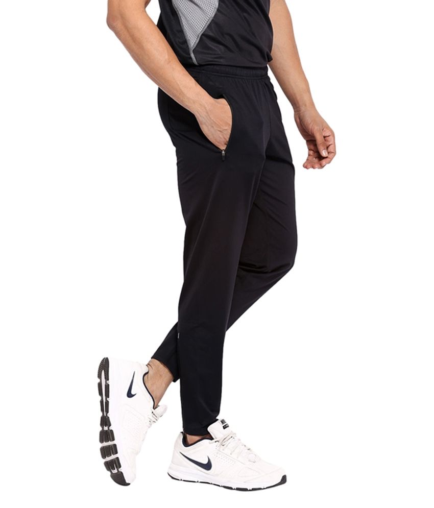 nike black dri fit joggers