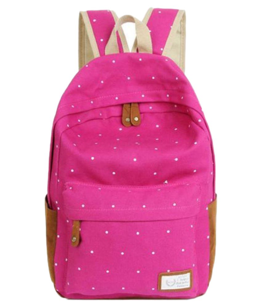 CUBERN Women's Pink Casual Backpack for women girl backpack - Buy ...