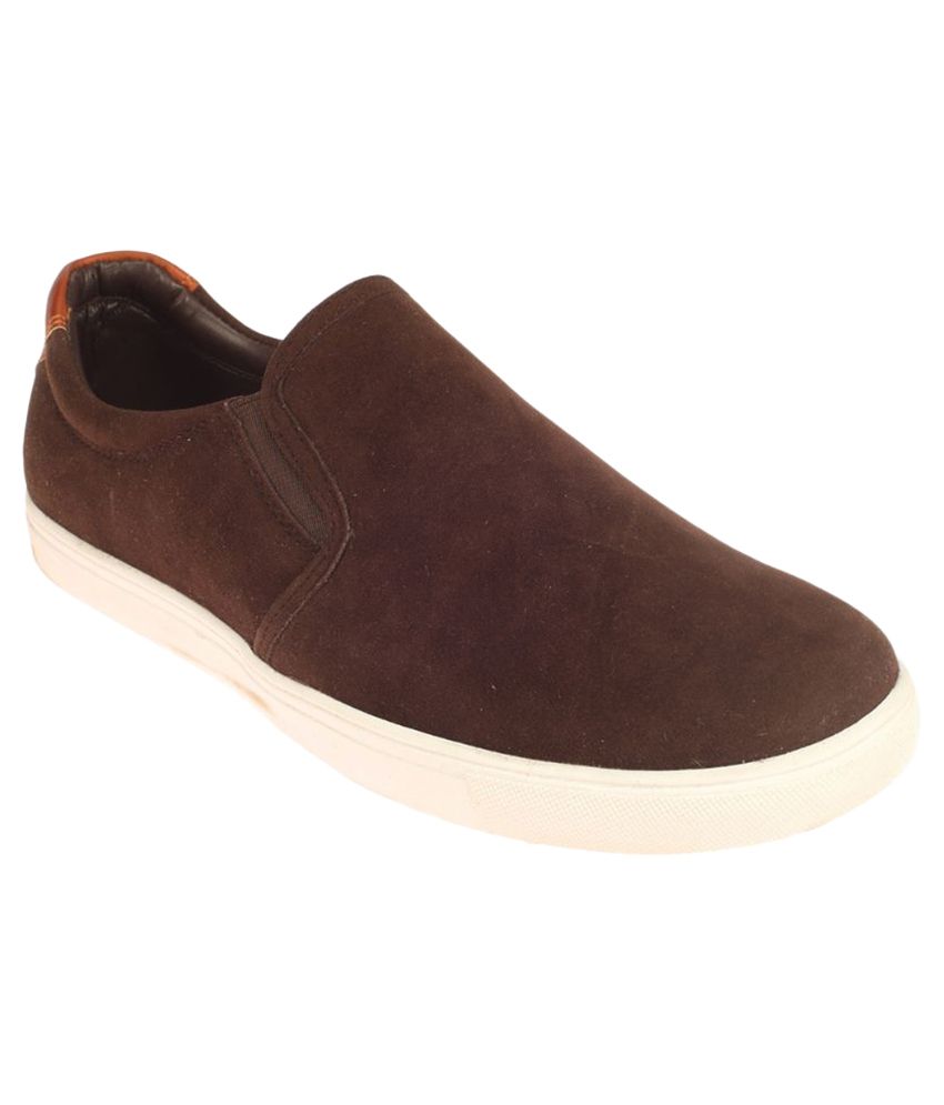 brown canvas shoes