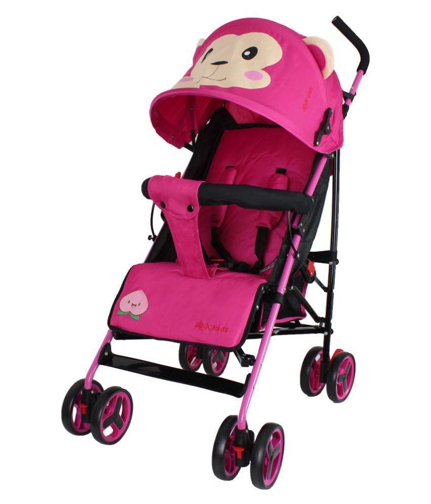 pink girl strollers