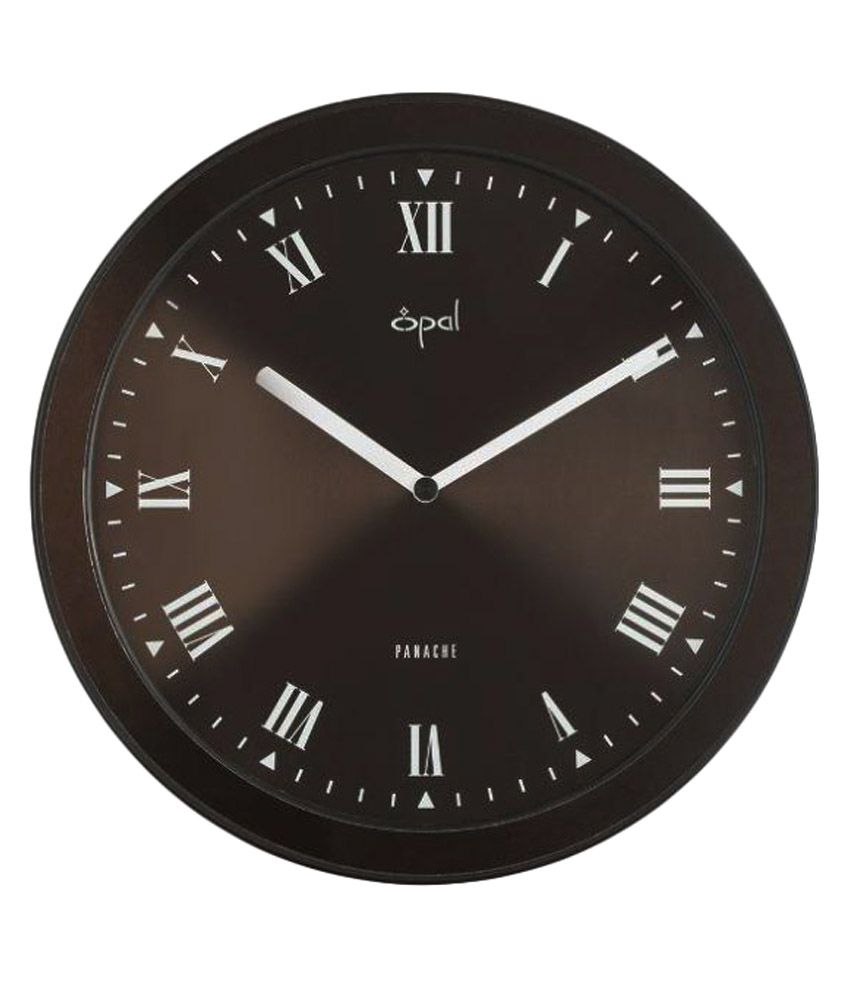 Opal Clocks Circular Analog Wall Clock Buy Opal Clocks Circular Analog Wall Clock At Best Price In India On Snapdeal