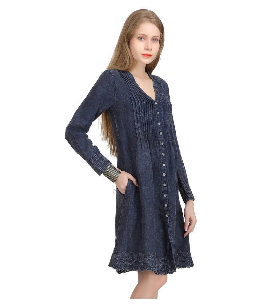 Lineniya Navy Linen Dresses Buy Lineniya Navy Linen Dresses Online at