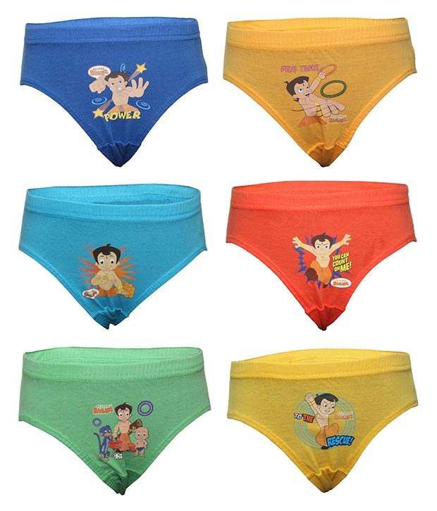     			Bodycare Multicolor Cotton Briefs - Pack of 6