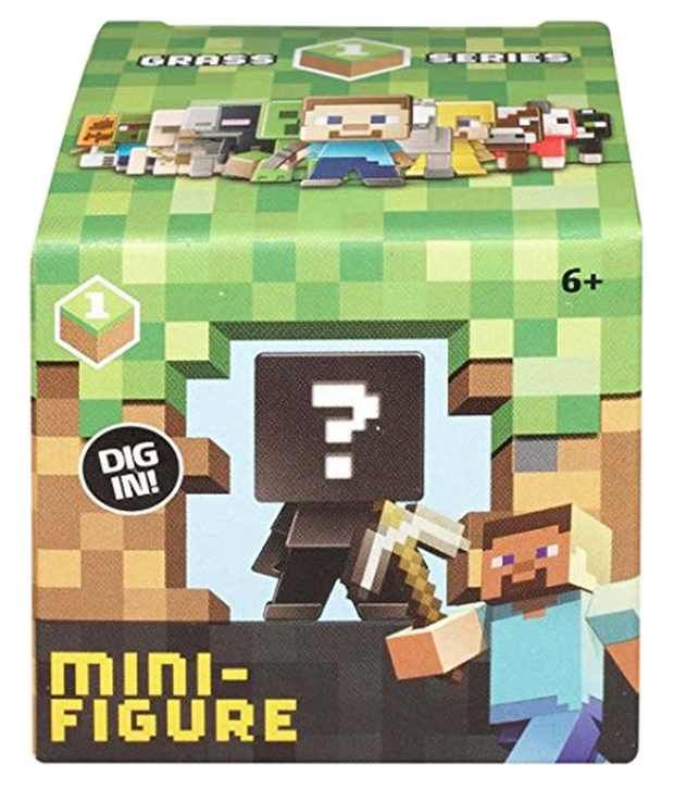 minecraft collectible figure mystery blind box