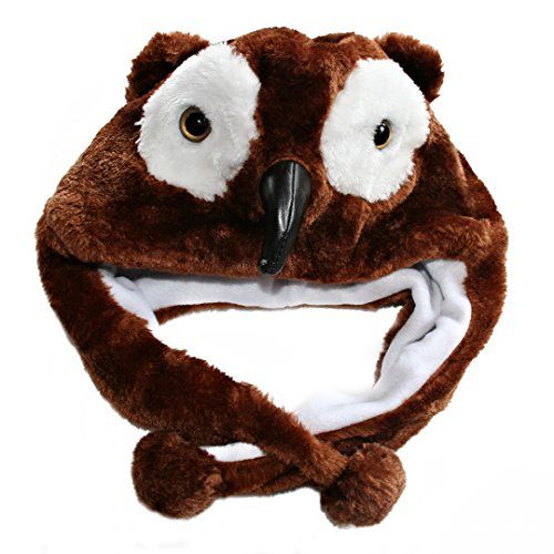 Plush Animal Hats for Kids - ''Assorted Hat-imals'' Animal Hats - Critter Cap  Winter Hat (Brown Owl) - Buy Plush Animal Hats for Kids - ''Assorted Hat-imals''  Animal Hats - Critter Cap