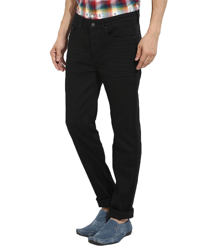 black skinny fit jeans