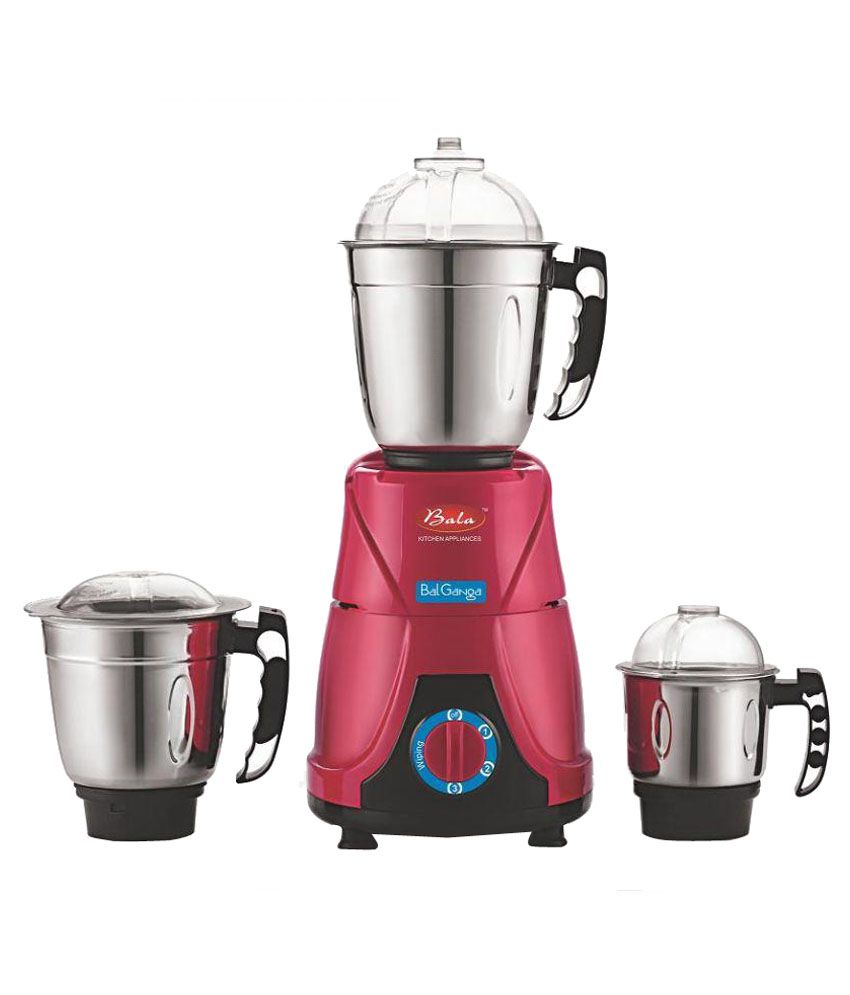 Bala Bal Ganga 650 W 3 Jar Mixer Grinder Price In India Buy Bala Bal Ganga 650 W 3 Jar Mixer Grinder Online On Snapdeal