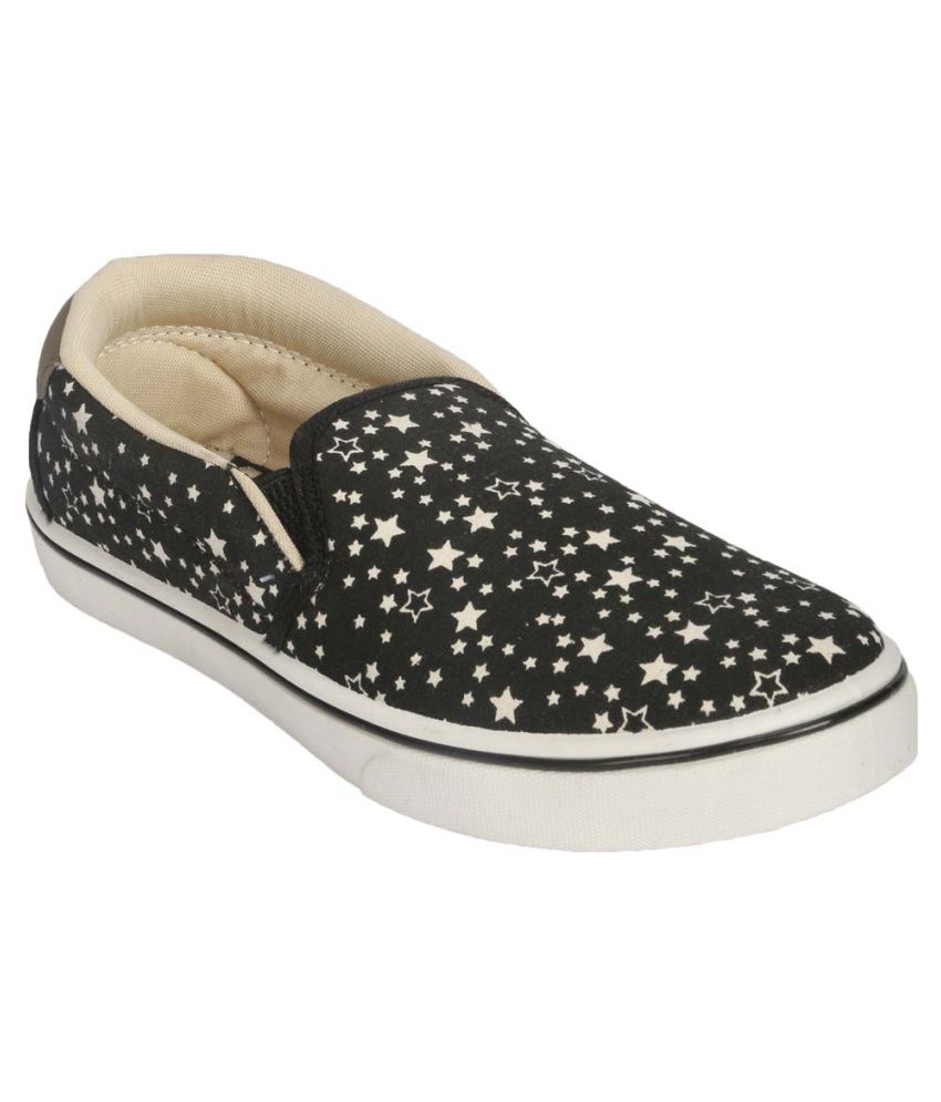 Goldstar Black Slip-on Shoes - Buy Goldstar Black Slip-on Shoes Online ...