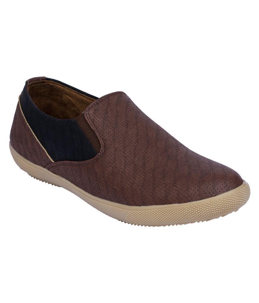 Magnolia Brown Slipon Shoes Buy Magnolia Brown Slipon