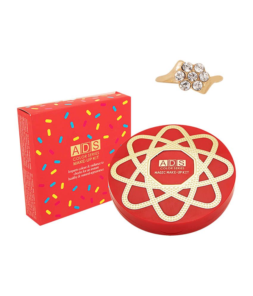 ADS Complete 4 in 1 True Color Series Magic MakeUp Kit with a Free