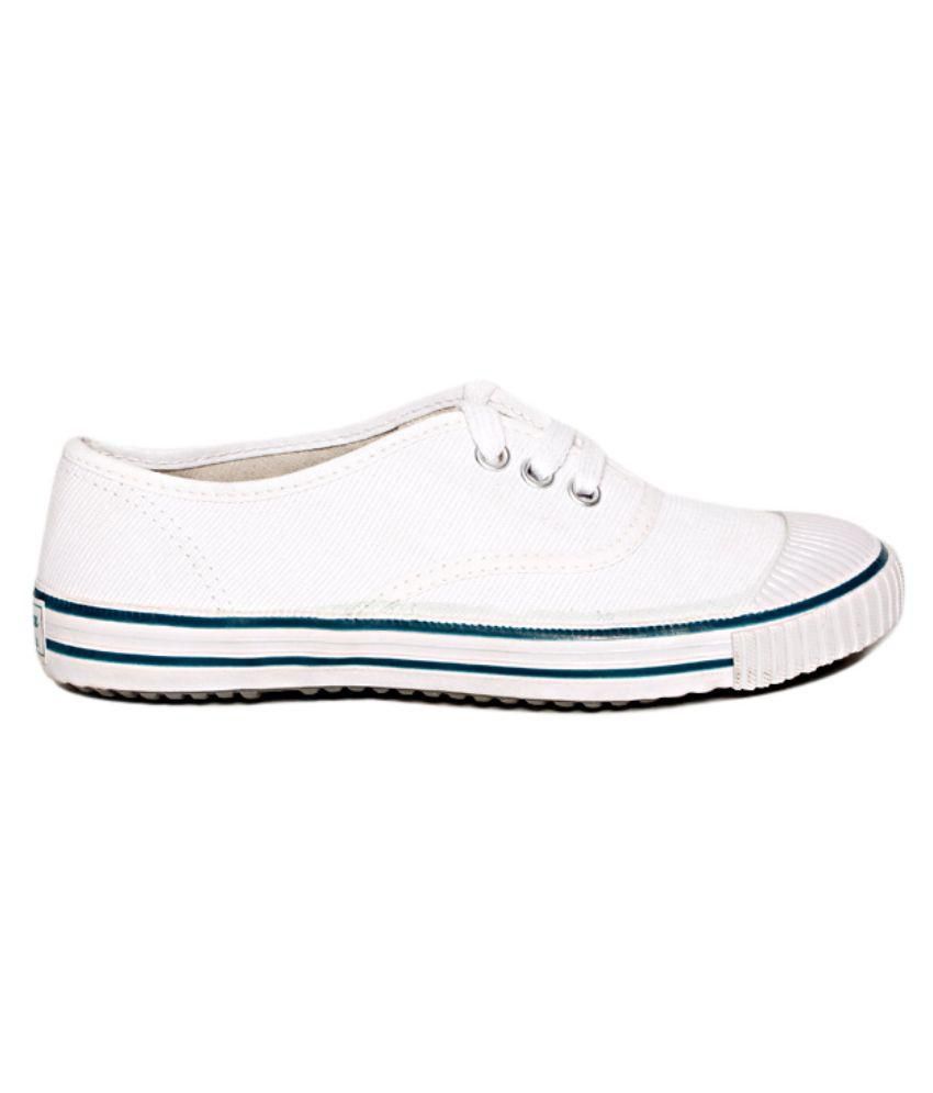 bata white canvas school shoes