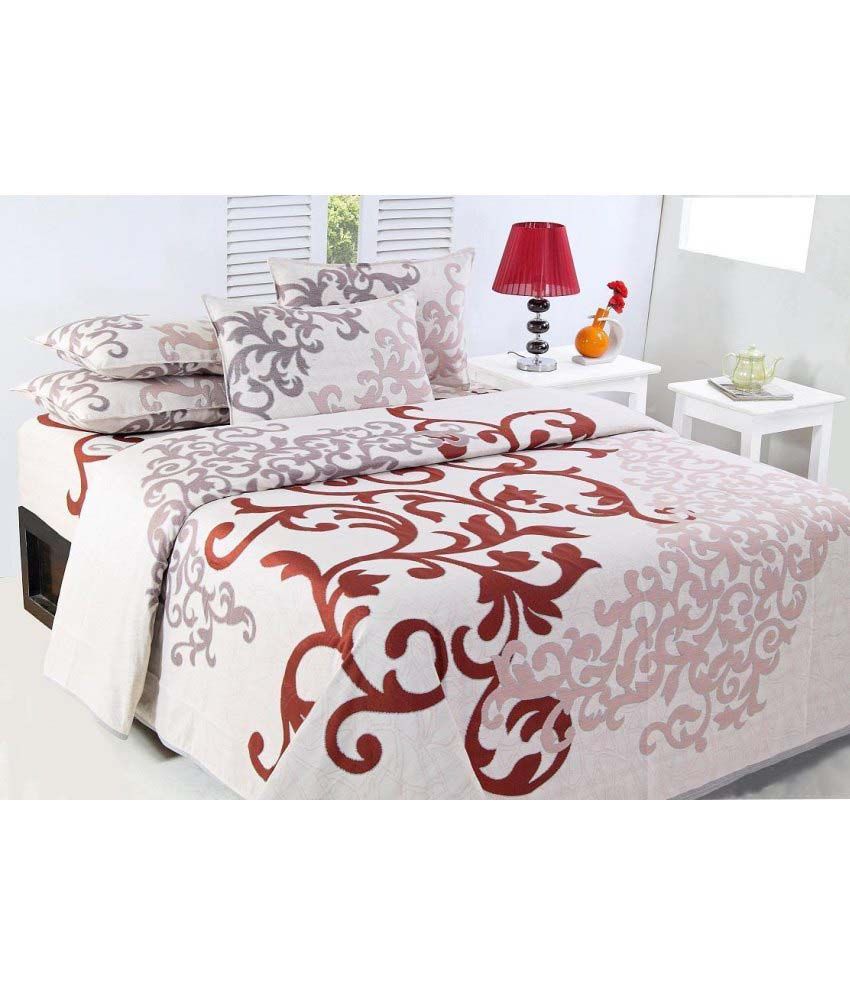 Swastik Double Cotton Ethnic Bedcover Buy Swastik Double Cotton