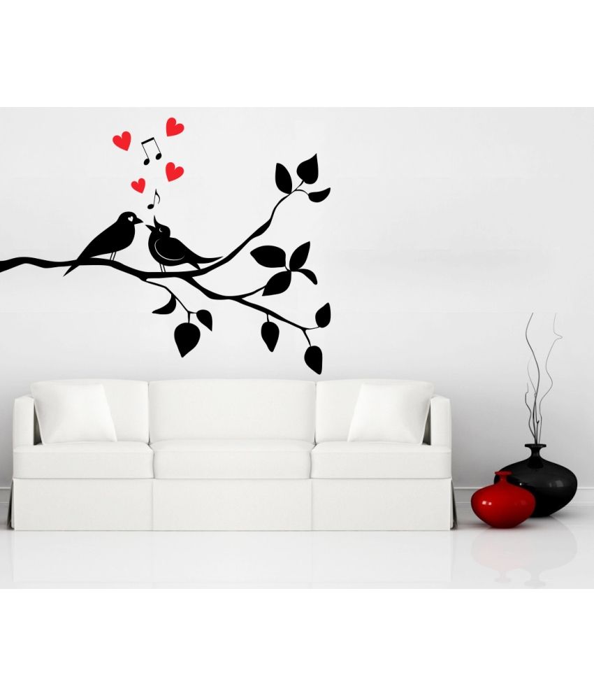 Wallskart Love Birds Vinyl Wall Stickers Buy Wallskart Love Birds Vinyl Wall Stickers Online