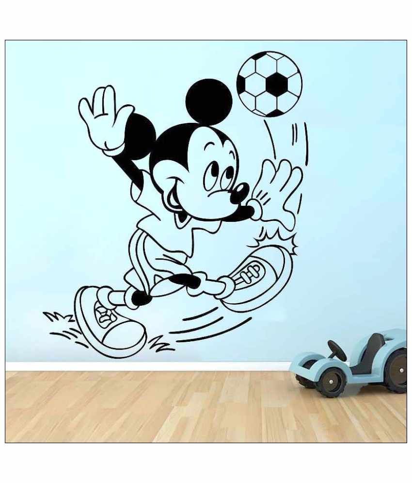 wallskart mickey mouse vinyl wall stickers buy wallskart