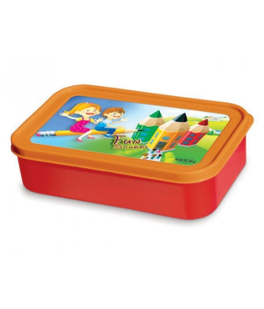 Buy Milton School Time Lunch Box - Red Online at Best Price in India ...