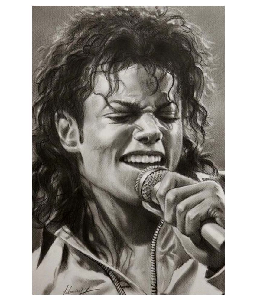 Spoilt Michael Jackson Legendary Pop Artist Paper Art Prints Without Spoilt Michael Jackson Legendary Pop Artist Paper Art Prints Without Frame Single Piece