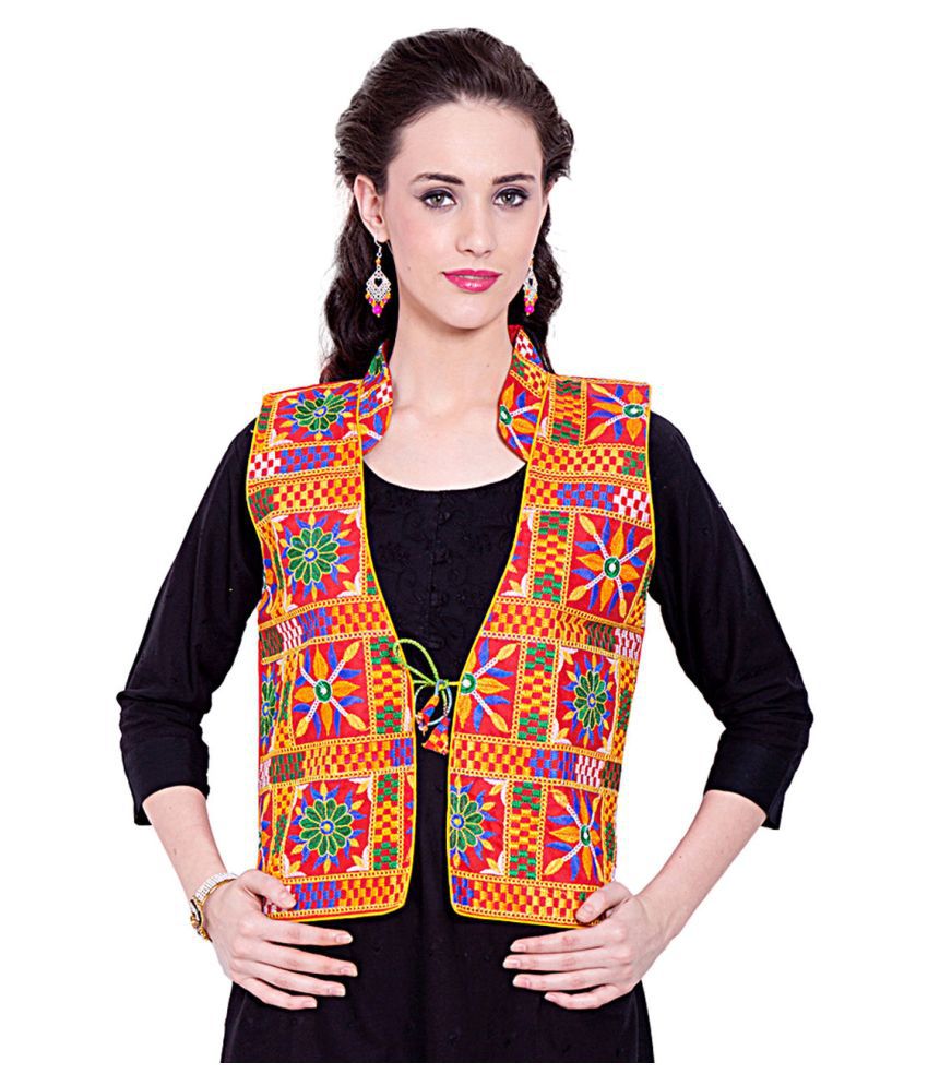 Buy Vastraa Fusion Multi Color Cotton Shrugs Online at Best Prices in ...