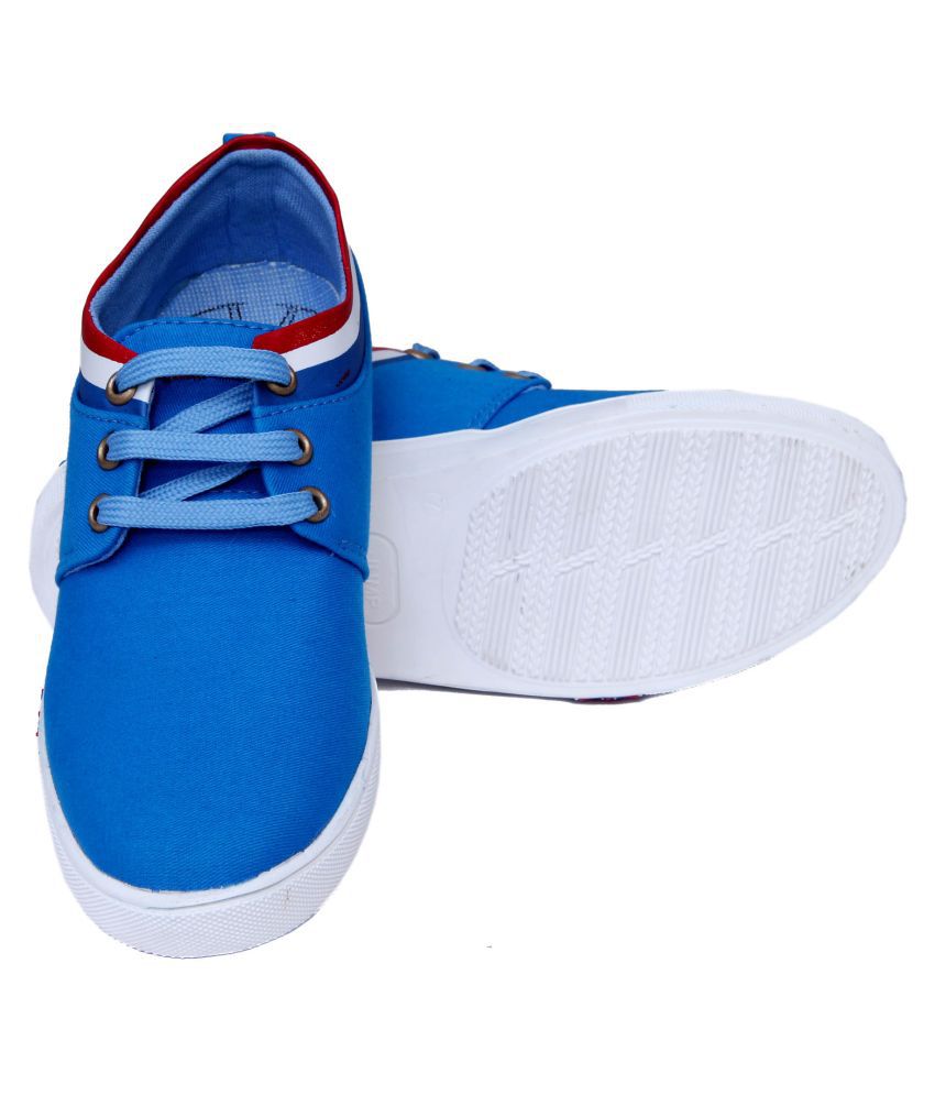 Clerk Blue Sneaker Shoes - Buy Clerk Blue Sneaker Shoes Online at Best ...