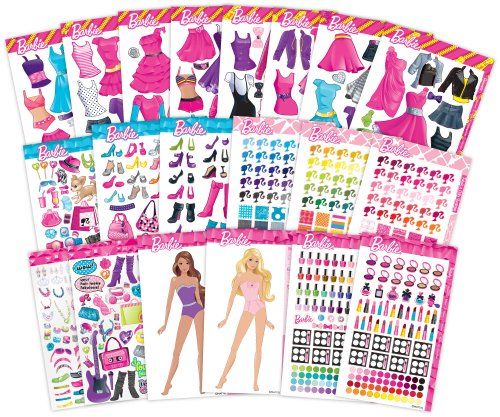 barbie fashion sticker stylist