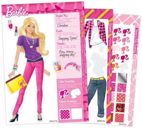 barbie doll sticker