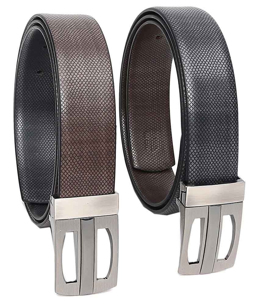 Hornbull Gray Leather Formal Belts: Buy Online at Low Price in India ...