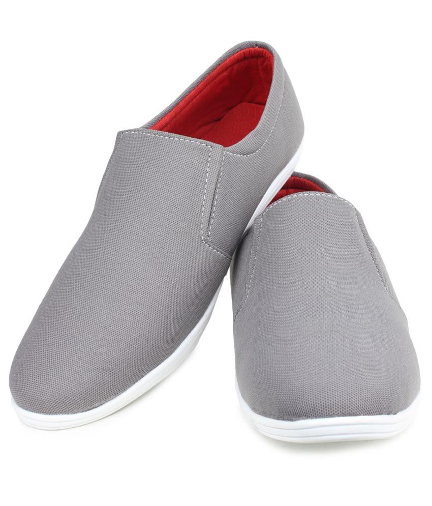 Pede Milan Gray Slip-on Shoes - Buy Pede Milan Gray Slip-on Shoes ...