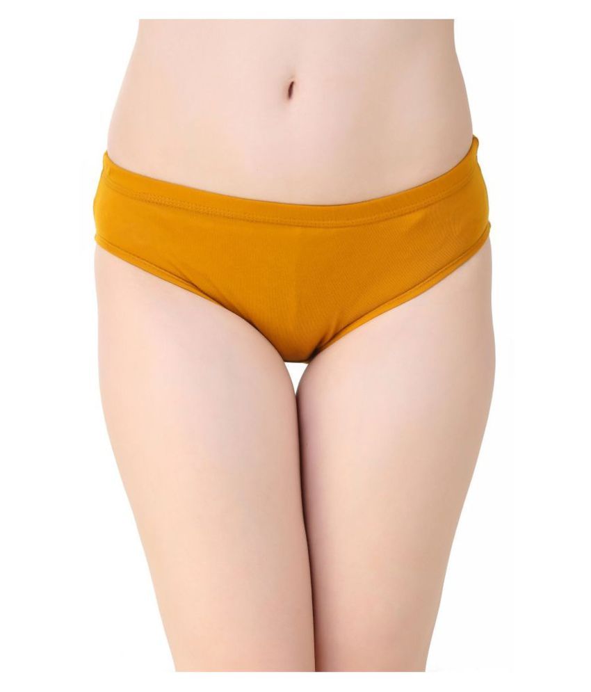 Buy Kitex Yellow Poly Cotton Panties Online at Best Prices in India
