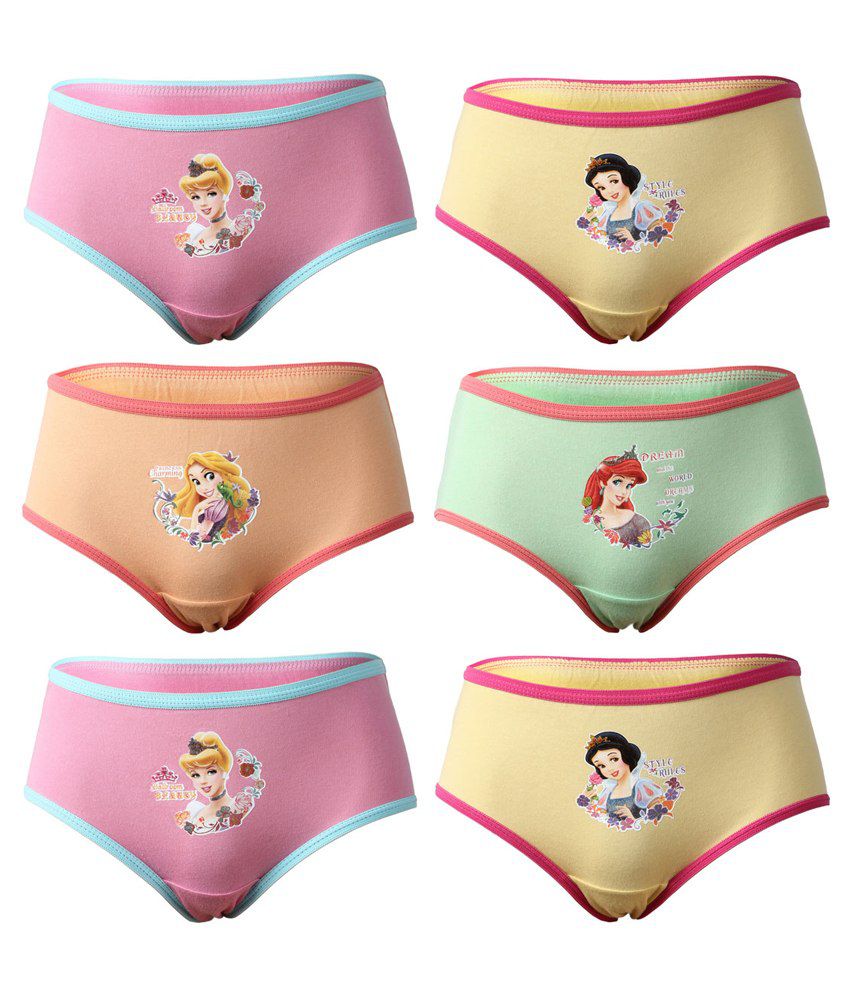     			Bodycare Disney Printed Panty For Girls Pack of 6