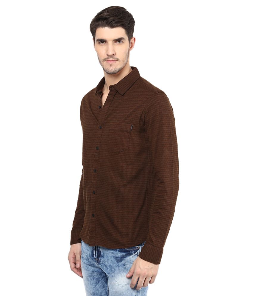 mufti brown shirt