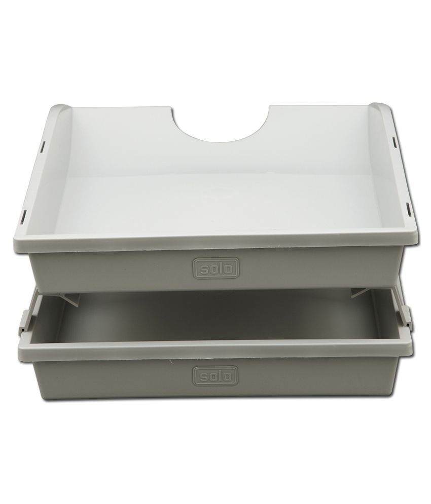 Solo Gray Paper & File Tray: Buy Online at Best Price in India - Snapdeal