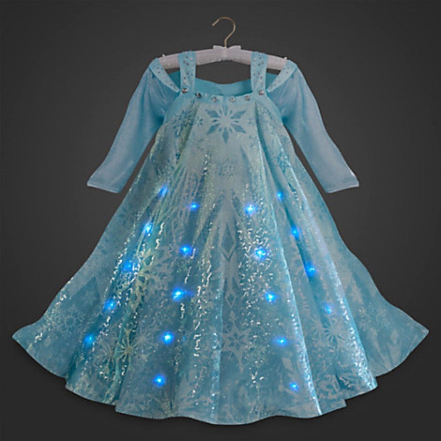 elsa doll light up dress