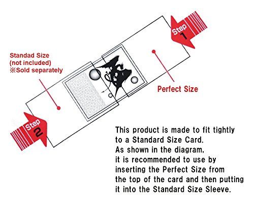 5x Perfect Fit Size Sleeves KMC Card-Barrier 100