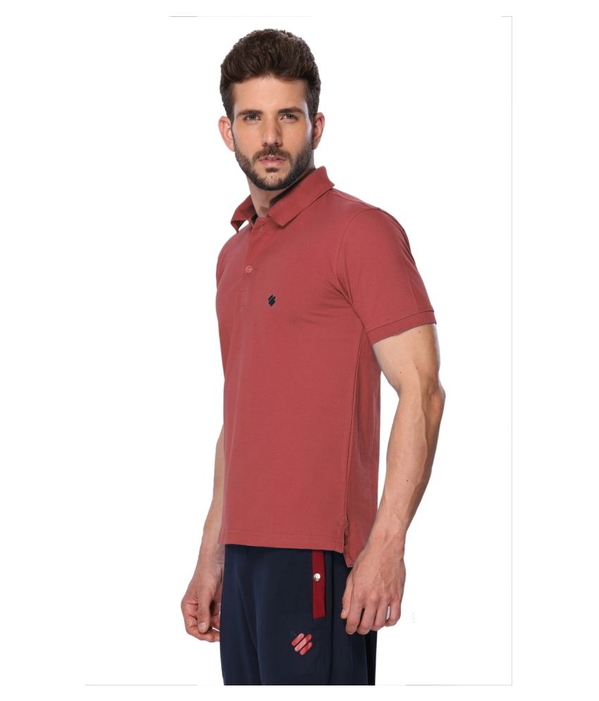 Download ONN Peach Regular Fit Polo T Shirt - Buy ONN Peach Regular ...