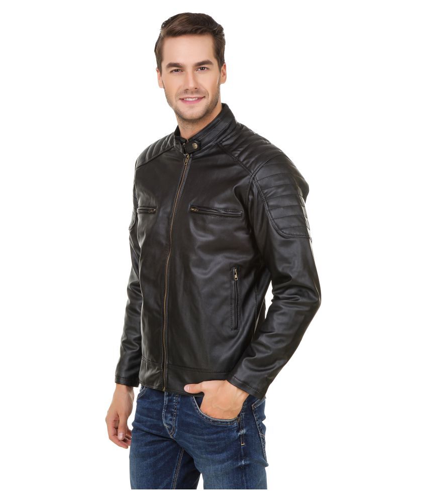 Gatasmay Black Leather Jacket Gatasmay Black Leather Jacket