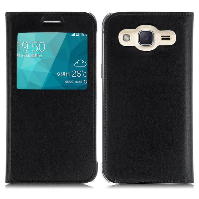 samsung galaxy j2 flip cover black