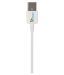Syska USB Charge and Sync Cable White USB Data Cable Cable 1.5