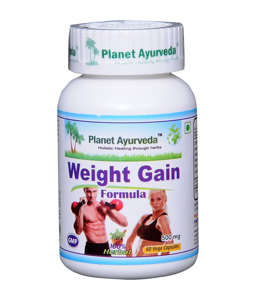 Ayurveda Weight Gain Formula 500 mg 60 Capsules Buy