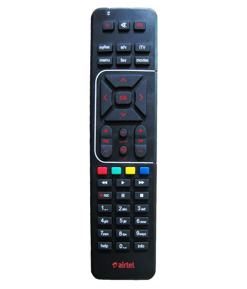    			Fox Micro AIRTELREM DTH Remote Compatible with AIRTEL DTH