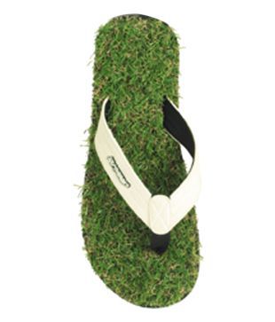 sole threads grass slippers