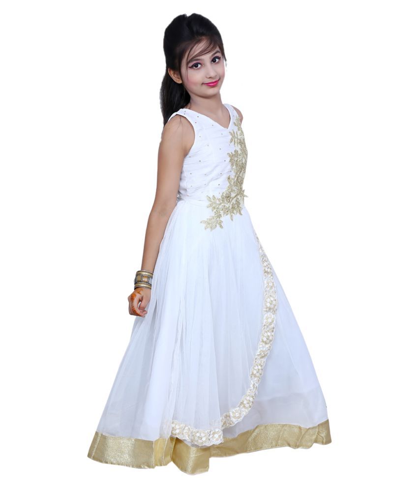 Wedding White Gown ishika garments white gown buy online gown