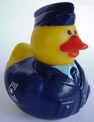 air force rubber duck