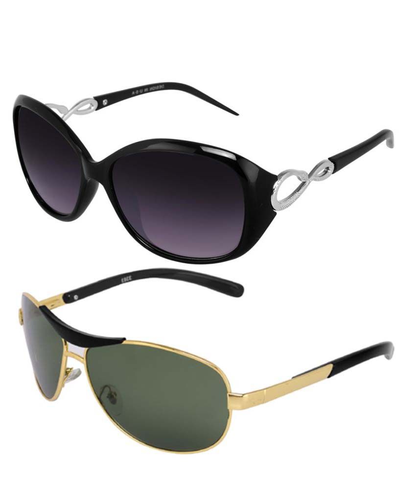 silver wraparound sunglasses