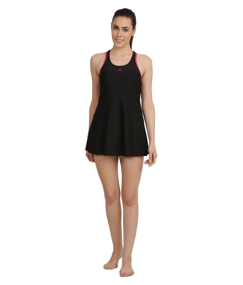 Speedo Black Polyester Blend Swimwear Swimming Costume Buy Speedo