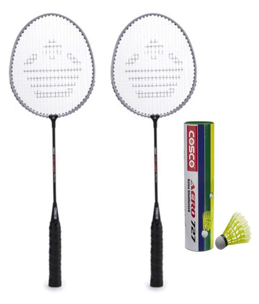 Cosco CB150E Badminton Racket Pair With Aero 727 Nylon Shuttle Cock