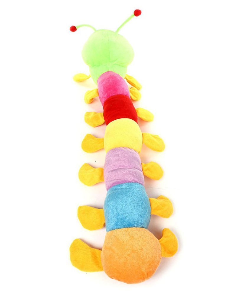 multi colored stuffed caterpillar