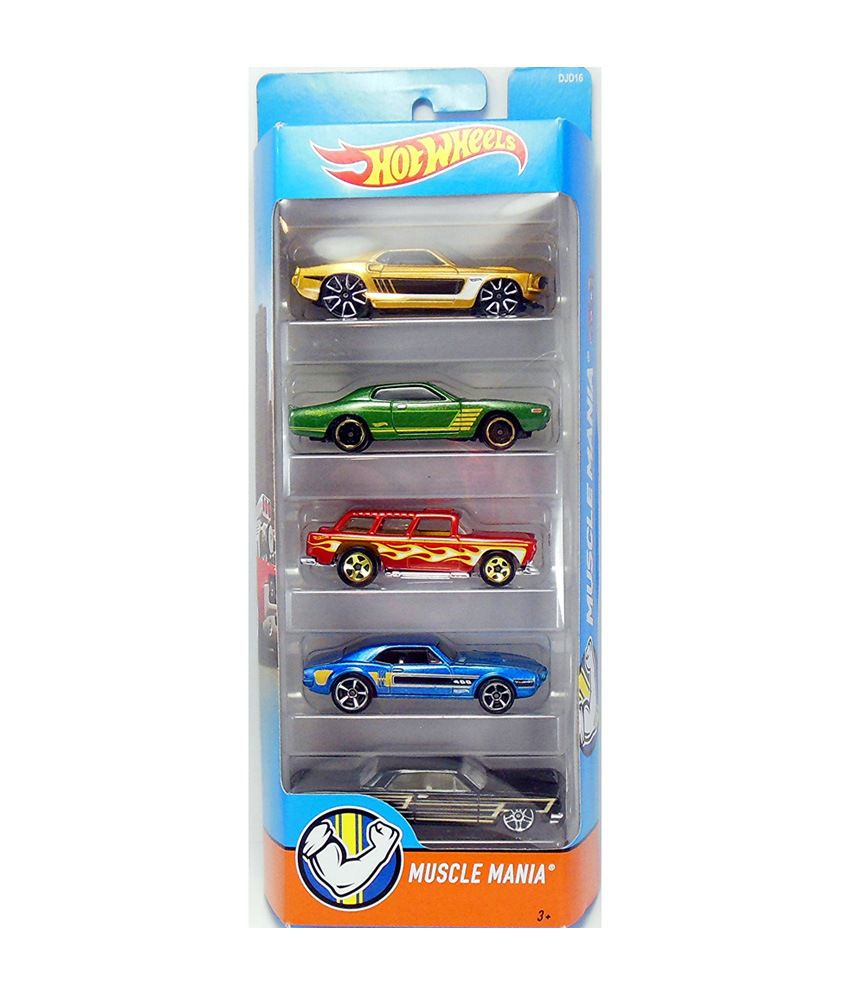 Hot Wheels Muscle Mania Car (Pack of 5) Buy Hot Wheels Muscle Mania