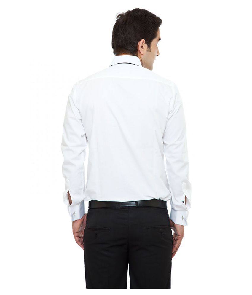 Dapper Homme White Formal Slim Fit Shirt - Buy Dapper Homme White ...