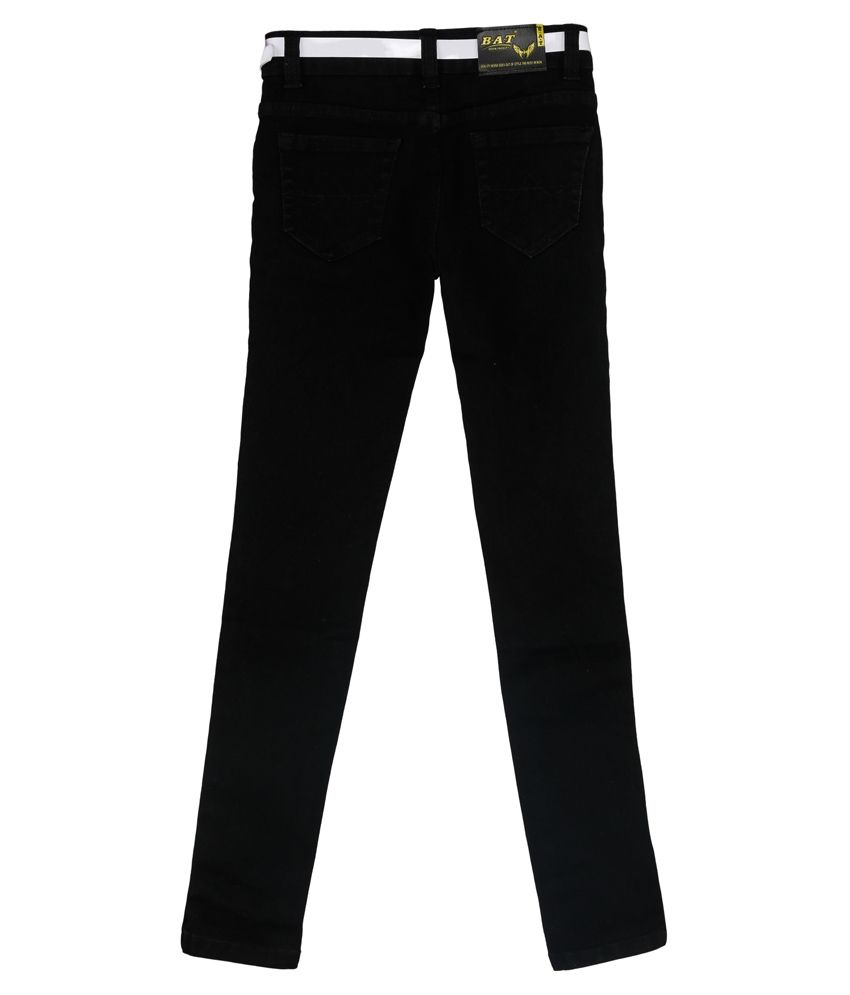 BAT Black Jeans For Girls - Buy BAT Black Jeans For Girls Online at Low ...